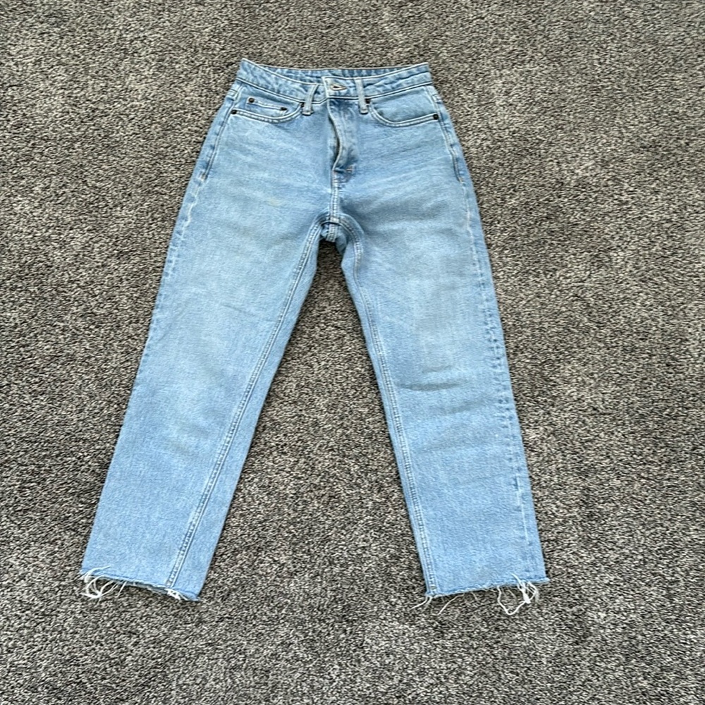TopShop High Waisted Cropped Jeans